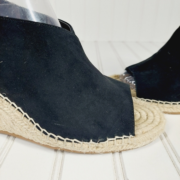 Crown Vintage  Shanie Faux Suede Espadrilles Wedges E923 - Picture 9 of 15